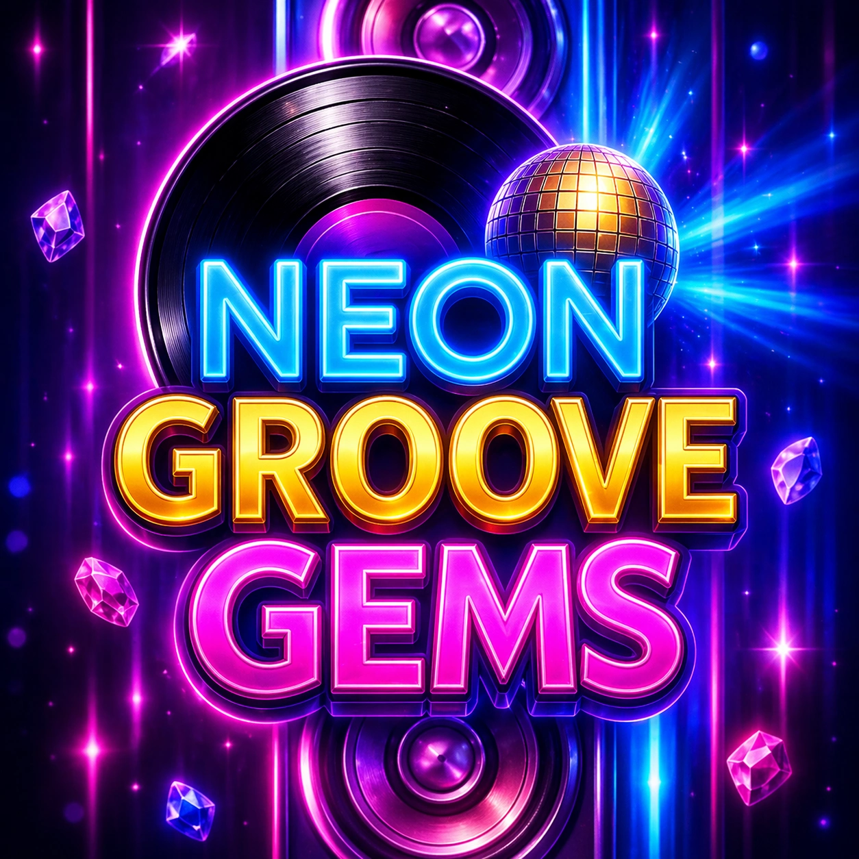 Neon Groove Gems game artwork